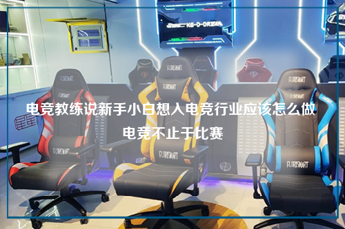电竞教练说新手小白想入电竞行业应该怎么做 电竞不止于比赛